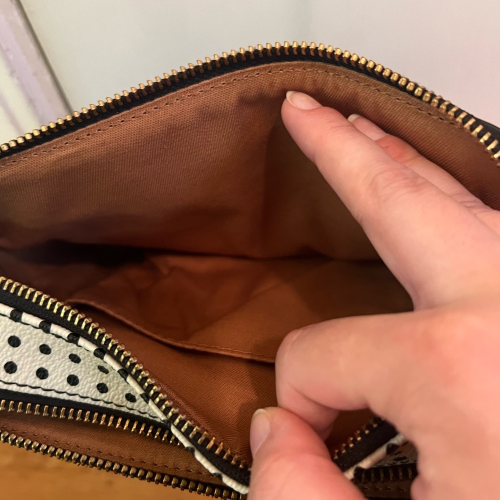Fossil Polka Dot Crossbody Purse - Picture 7 of 10